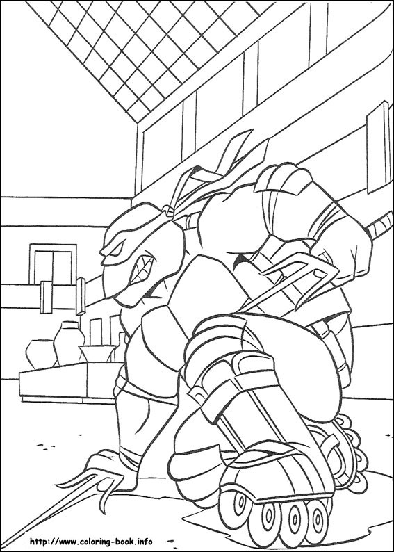 Teenage Mutant Ninja Turtles coloring picture